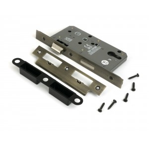 From The Anvil - Aged Brass Euro Din Sash Lock - 60mm Backset/72mm Centre [51801]