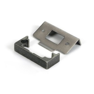 From The Anvil - Pewter 0.5 inch Rebate Kit for Tubular Mortice Latch [51823]