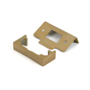 From The Anvil - Satin Brass 0.5 inch Rebate Kit for Tubular Mortice Latch [51826]