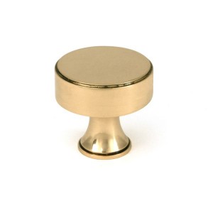 From The Anvil - Polished Bronze Scully Cabinet Knob - 32mm [51889]