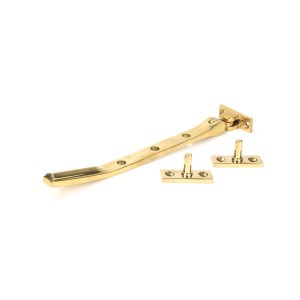 From The Anvil - Polished Brass Art Deco 8inch Stay [51895]