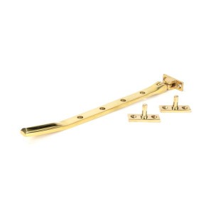 From The Anvil - Polished Brass Art Deco 10inch Stay [51901]