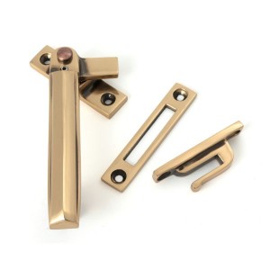 From The Anvil - Polished Bronze Locking Art Deco Fastener - LH [51918]