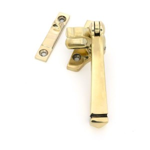 From The Anvil - Polished Brass Night-Vent Locking Avon Fastener (Steel Window) [51992]