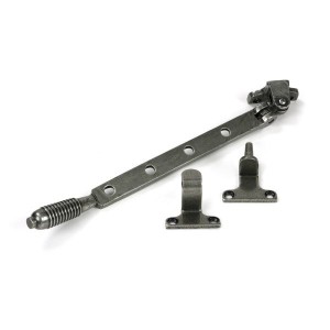 From The Anvil - Pewter 10inch Reeded Stay (Steel Window) [52021]