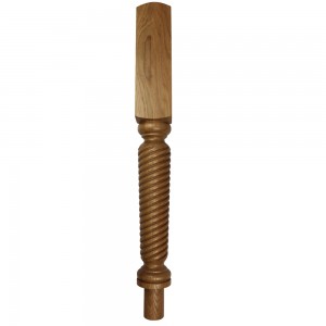 PST2 314mm Grecian Twist Newel Post 90 x 90 x 710mm