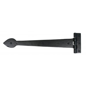 From The Anvil - Smooth Black 16" Cast T Hinge (Pair) 73227