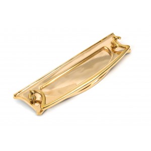 From The Anvil - Polished Brass Art Deco Letter Plate 83545