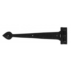 From The Anvil - Textured Black 16" Cast T Hinge (Pair) 83622