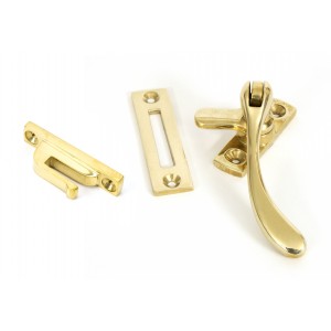 From The Anvil - Polished Brass Peardrop Fastener 83696