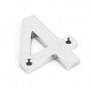 From The Anvil - Polished Chrome Numeral - 4 - 83724