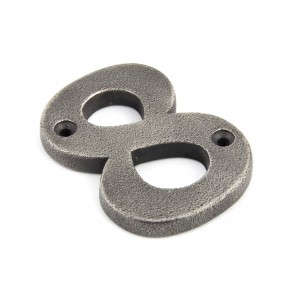 From The Anvil - Antique Pewter Numeral - 8 - 83738
