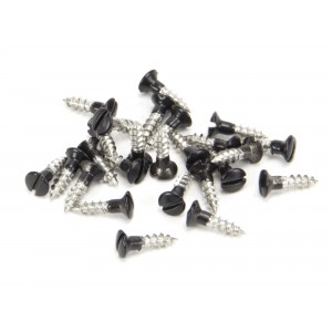 From The Anvil - Black SS 3.0 x 12mm Countersunk Raised Head Screws (25) 83748