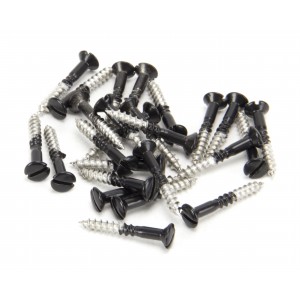 From The Anvil - Black SS 3.5 x 25mm Countersunk Raised Head Screws (25) 83750