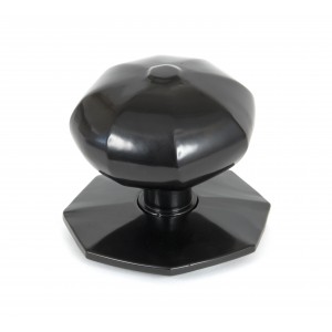 From The Anvil - Black Octagonal Centre Door Knob 83779