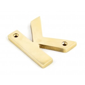 From The Anvil - Polished Brass Letter - K - 83801K