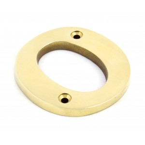 From The Anvil - Polished Brass Letter - O - 83801O