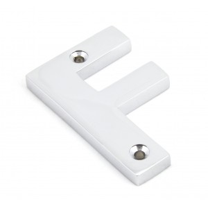 From The Anvil - Polished Chrome Letter - F - 83802F
