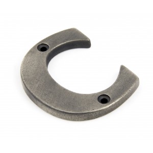 From The Anvil - Antique Pewter Letter - C - 83803C