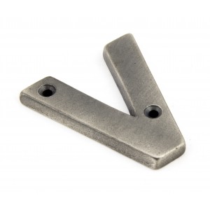 From The Anvil - Antique Pewter Letter - V - 83803V