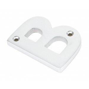From The Anvil - Satin Chrome Letter - B - 83804B