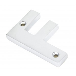 From The Anvil - Satin Chrome Letter - F - 83804F