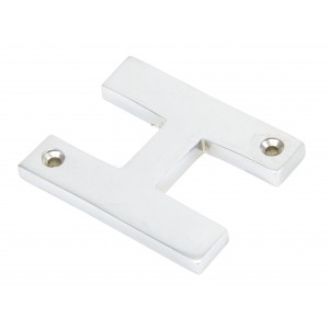 From The Anvil - Satin Chrome Letter - H - 83804H