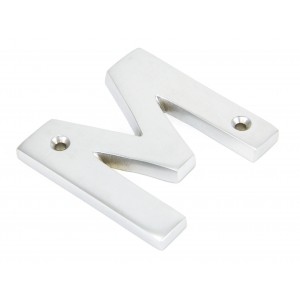 From The Anvil - Satin Chrome Letter - M - 83804M