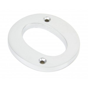 From The Anvil - Satin Chrome Letter - O - 83804O