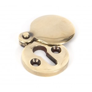 From The Anvil - Aged Brass 30mm Round Escutcheon 83805