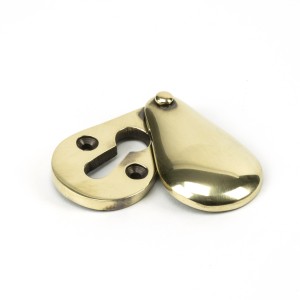 From The Anvil - Aged Brass Plain Escutcheon 83816