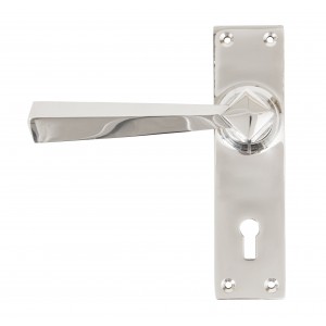 From The Anvil - Polished Chrome Straight Lever Lock Set 83830