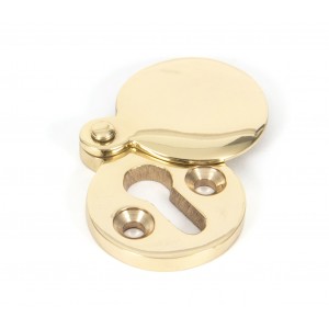 From The Anvil - Polished Brass 30mm Round Escutcheon 83831
