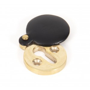 From The Anvil - Ebony 30mm Round Escutcheon 83833