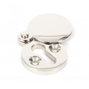 From The Anvil - Polished Nickel 30mm Round Escutcheon 83835