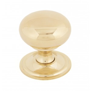 From The Anvil - Polished Brass Mushroom Cabinet Knob - 38mm 83877