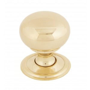 From The Anvil - Polished Brass Mushroom Cabinet Knob - 32mm 83883