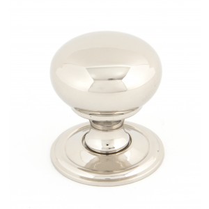 From The Anvil - Polished Nickel Mushroom Cabinet Knob - 32mm 83884