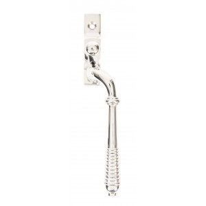 From The Anvil - Polished Nickel Reeded Espagnolette Fastener - Right Hand - 83916