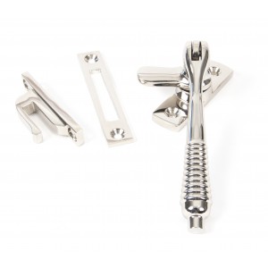 From The Anvil - Polished Nickel Locking Reeded Fastener 83918