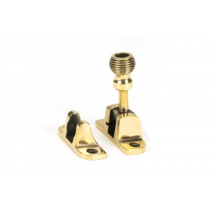 From The Anvil - Aged Brass Beehive Brighton Fastener (Radiused) 83932