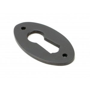 From The Anvil - Aged Bronze Oval Escutcheon 83948