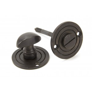 From The Anvil - Aged Bronze Round Bathroom Thumbturn 83958