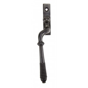 From The Anvil - Aged Bronze Reeded Espagnolette Fastener - Left Hand - 83972