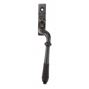 From The Anvil - Aged Bronze Reeded Espagnolette Fastener - Right Hand - 83973