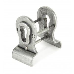From The Anvil - Pewter 50mm Euro Door Pull (Back to Back fixings) 90040