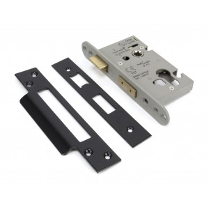 From The Anvil - Black 2.5" Euro Profile Sash Lock 90055