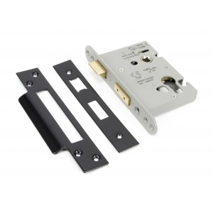 From The Anvil - Black 3" Euro Profile Sash Lock 90056