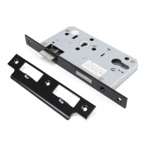From The Anvil - Black Euro Sash Lock (60mm Backset 72mm Centre) 90058