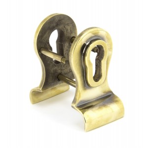 From The Anvil - Aged Brass 50mm Euro Door Pull (Back to Back fixings) 90065